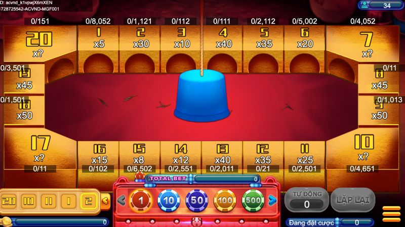 Phòng cược game bài Vận May Chuột