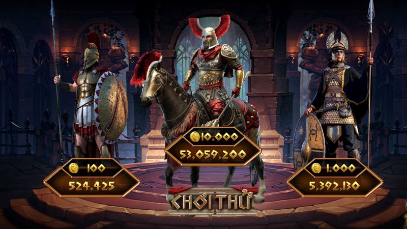 Trò chơi Slotgame Chiến binh Spartan huyền thoại