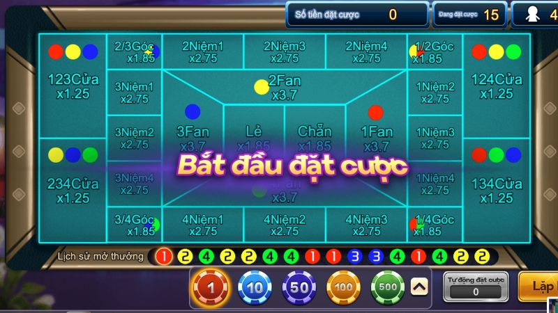 cách tính thưởng game bài Fantan